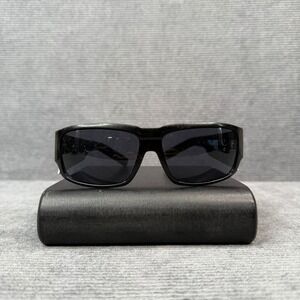 Spy Optic Hailwood Y2K Sunglasses Black Rectangular  Made in Italy E10 Vintage